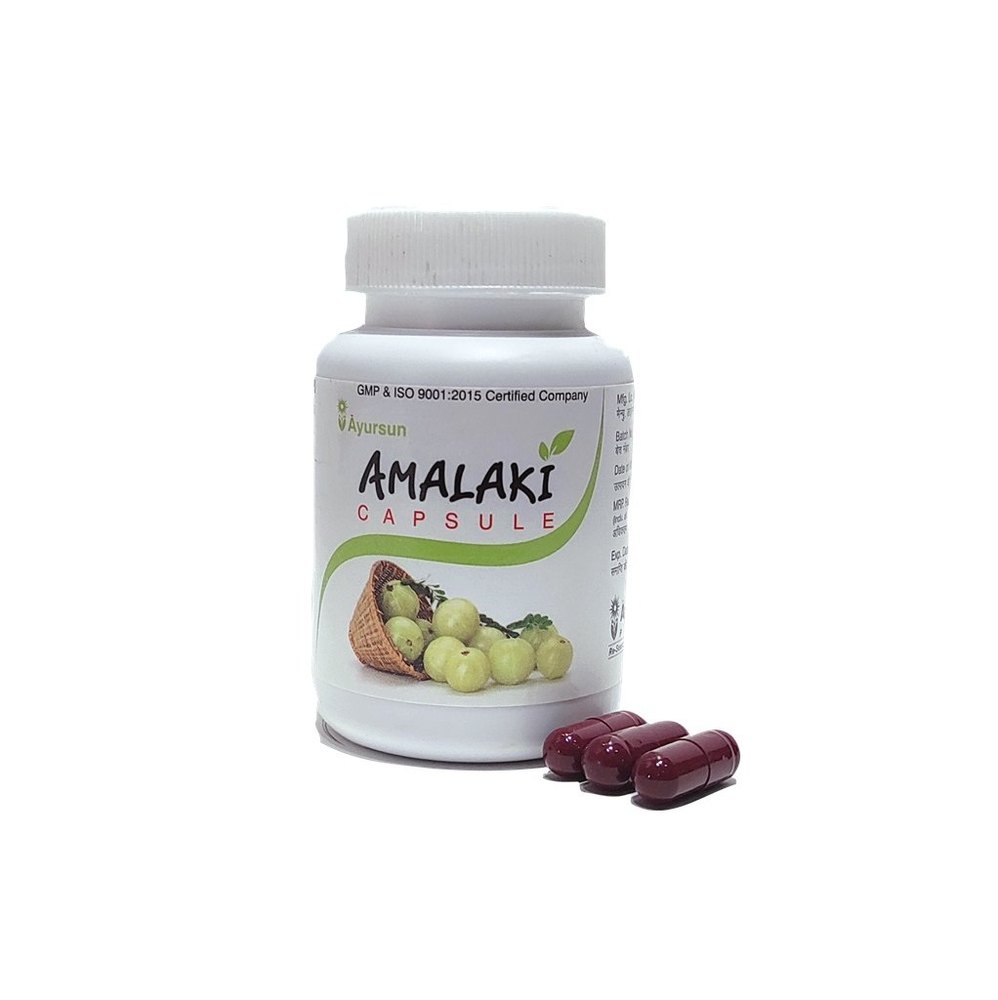 Ayurvedic Herbal Immunomodulator Capsule - Ayursun Amalaki Capsule, in Pan India, 50 Capsules