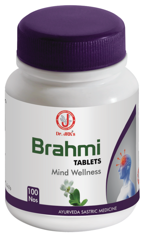 Dr.JRK\'s BRAHMI TABLETS, Non prescription, Treatment: Mind Wellness