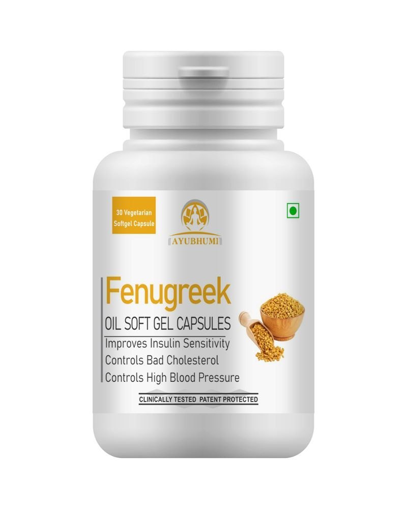 Fenugreek Oil Capsule, 30 Capsules