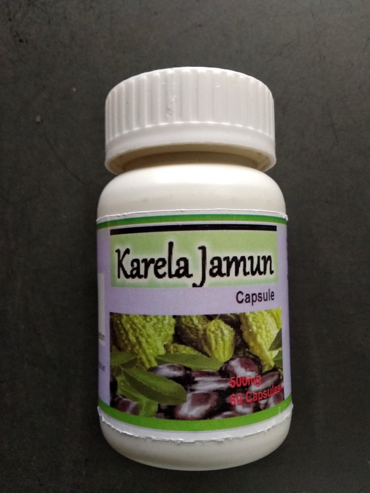 Karela, Jamun Seed Powder Karela, Jamun Powder Anti-diabetic Karela Jamun Capsules, Non prescription