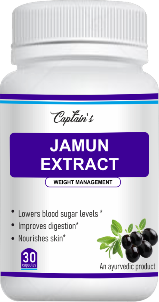 Captain\'s Jamun Extract Capsule, Packaging Type: Bottle