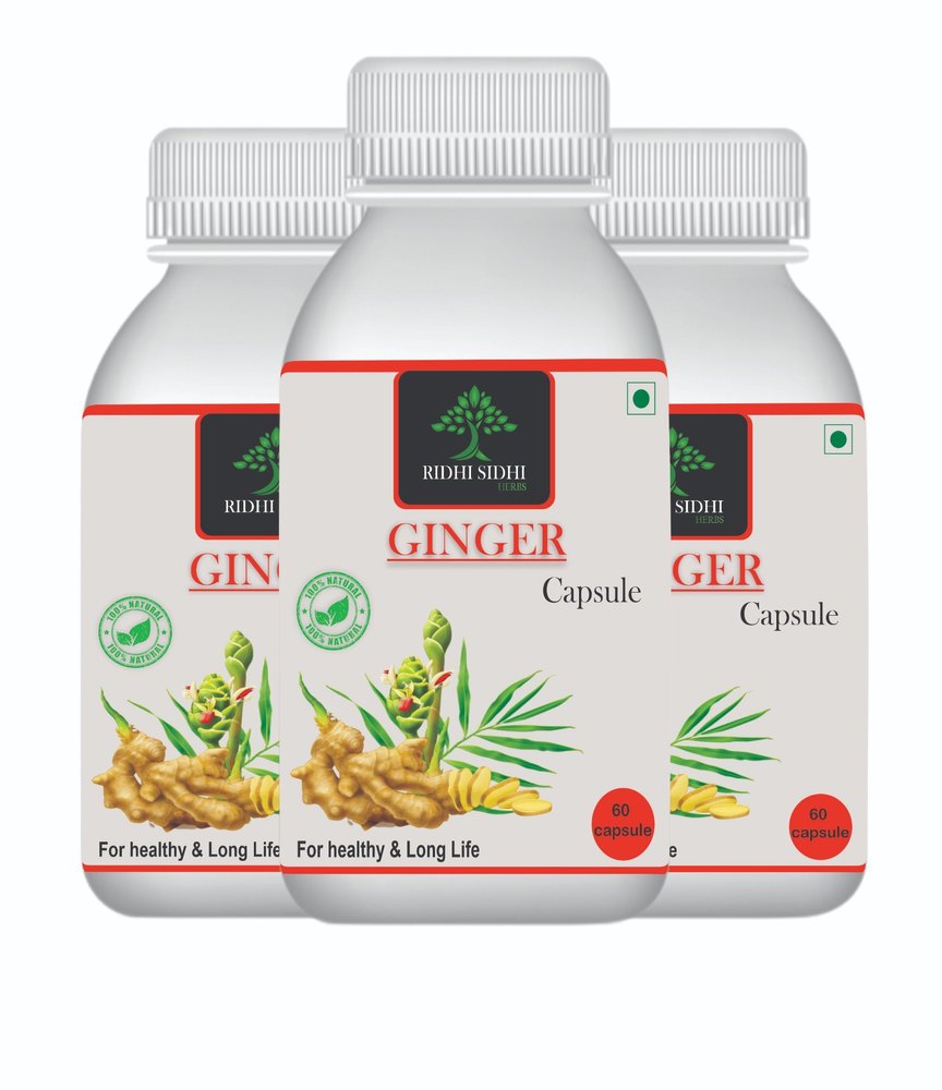 GINGER CAPSULE (HERBAL GINGER CAPSULE), 60 Capsules