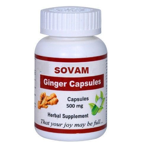 Sovam Ginger Capsule, 500 mg