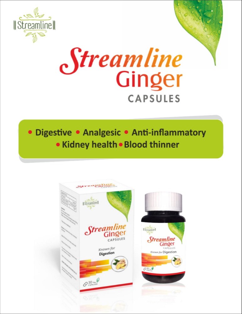 Ginger Capsule, Grade Standard: Medicine Grade, Packaging Type: Bottle