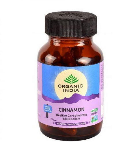 Cinnamon 60 Capsules Bottle