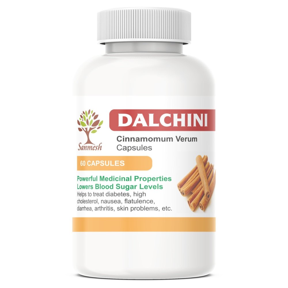 Cinnamon Dalchini Extract Capsule, 60 Capsules