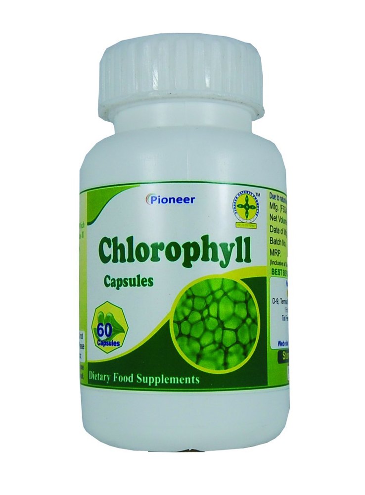 Pioneer Chlorophyll Capsule 60 capsules, Grade Standard: Food Grade, Packaging Type: Hdpe Bottle