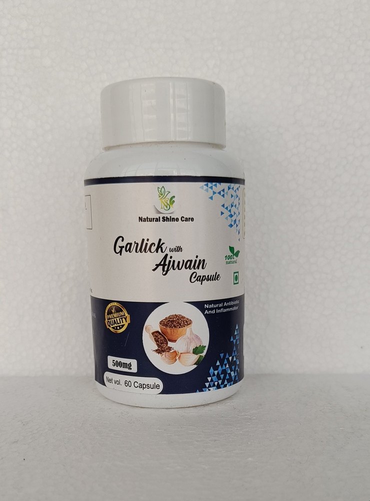 500mg Garlic Ajwain Capsule