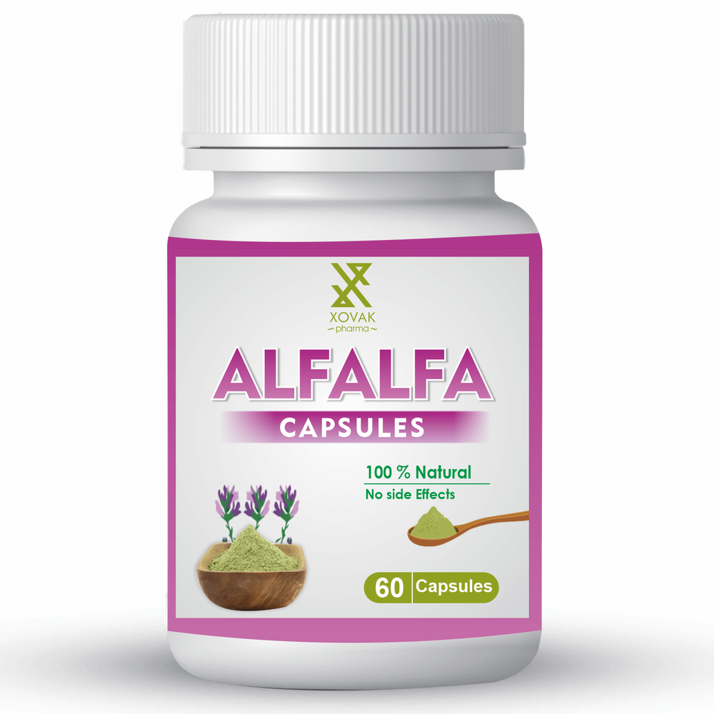 Ayurvedic Herbal Alfalfa Grass Capsule