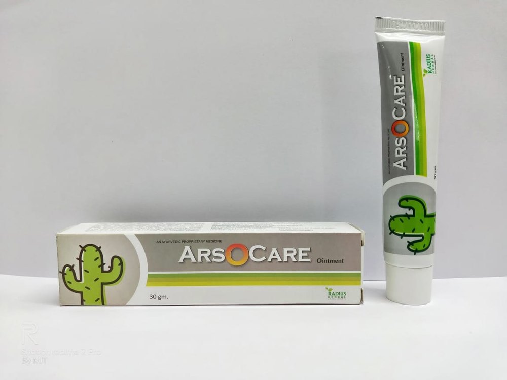 Arsocare Ointment, Treatment: Piles, Packaging Type: Tube