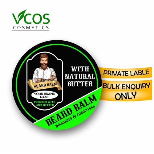 Beard Balm, 80 Gram, Packaging Type: Plastic Jar