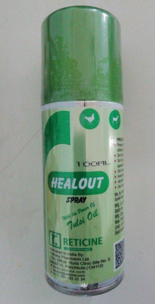 Herbal Wound Veterinary Spray, Prescription, Packaging Type: Bottle