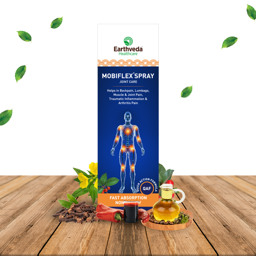 Earthveda Healthcare Mobiflex Spray, For Personal, Packaging Type: Bottle