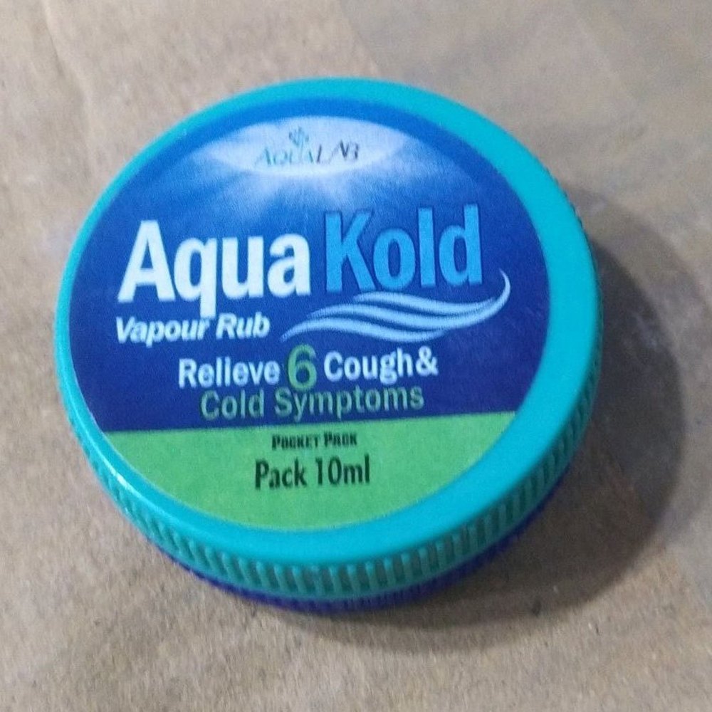 Aqualab 10ml Aqua Kold Vapour Rub, For Personal, Packaging Type: Box