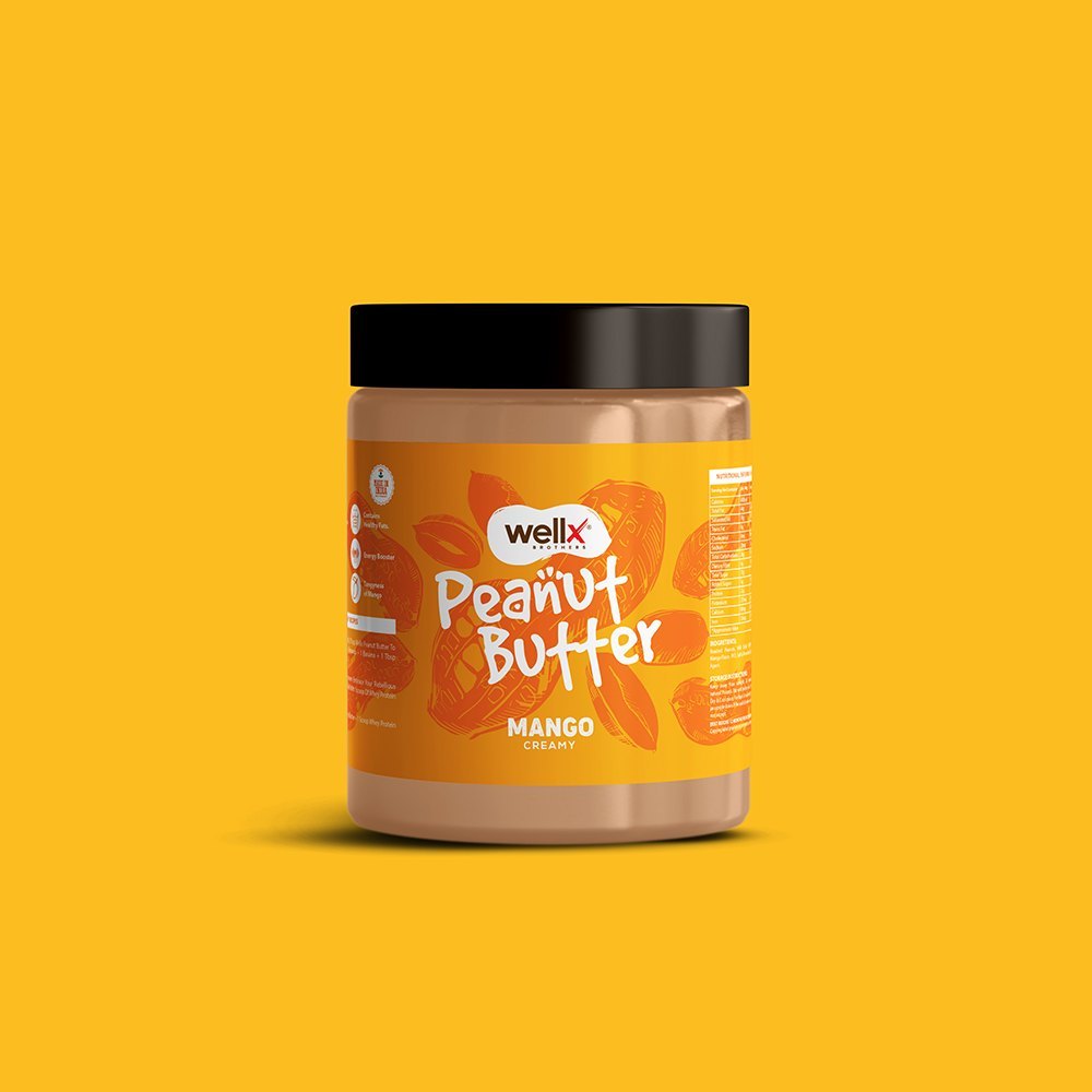 Wellx Mango Creamy Peanut Butter, Packaging Type: Plastic jar, Packaging Size: 450 G