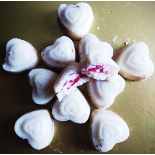 Heart Shape Soft Vanilla Chocolate