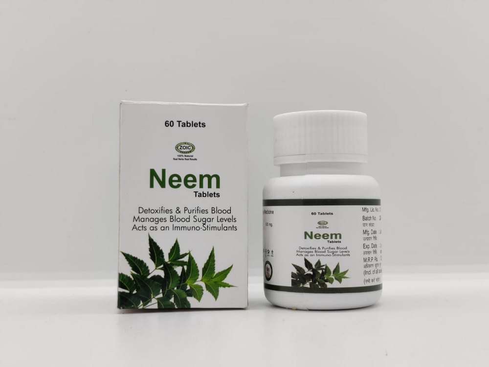 Neem Tablets, 60 Tabs, Non Prescription