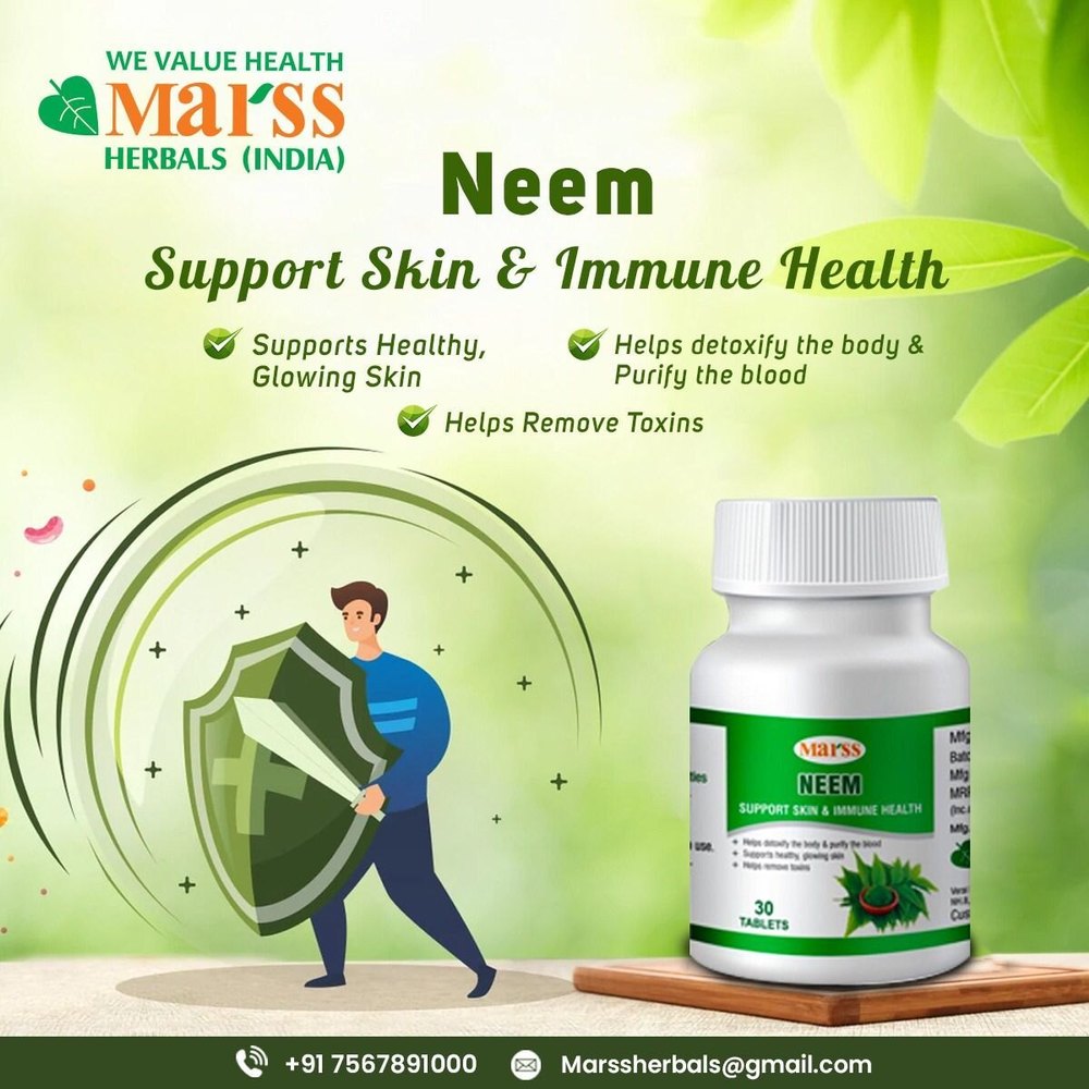 Marss Neem Tablet, For Personal, Treatment: Blood Purification