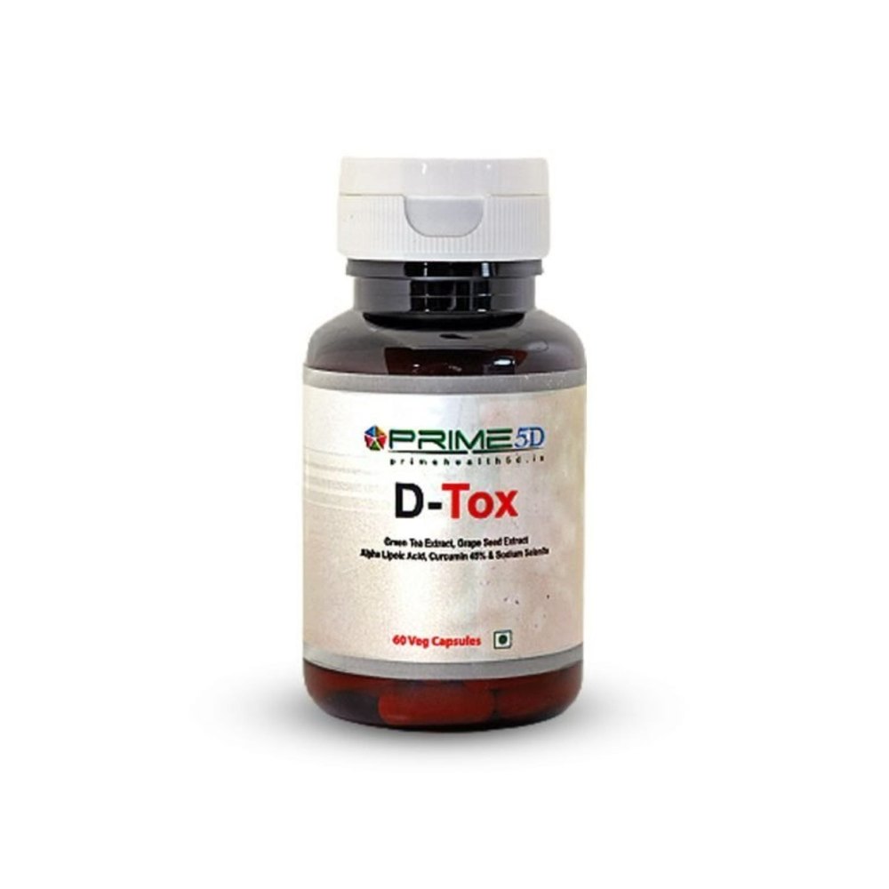 Prime 5D D-Tox Capsule, 60 Veg Capsules