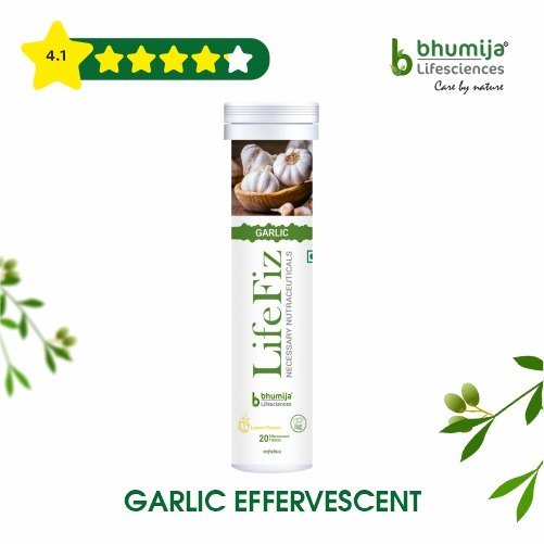 Garlic Effervescent Tablet 20\'s, Bhumija, Non prescription