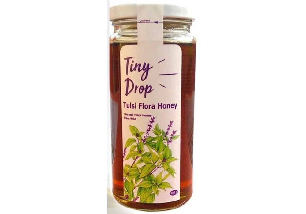 Tiny Drop Natural Tulsi Flora Honey, 300 Gm img