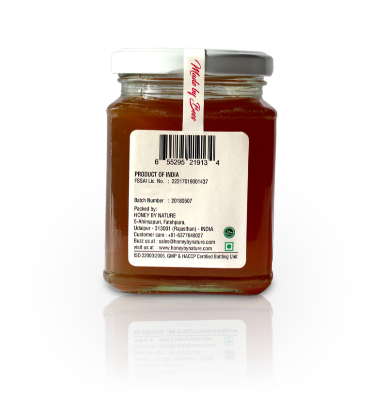 Honey By Nature - Organic Blossom Honey 250g/ 8.8 Oz