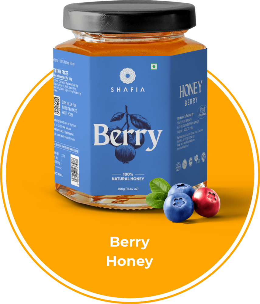 Shafia Berry Honey, 225g & 500g img