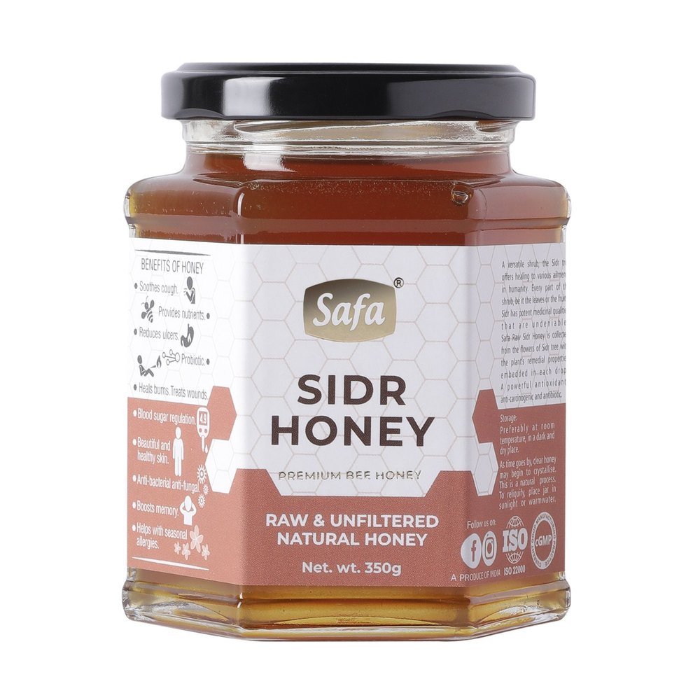 Sidr Honey Premium Quality for Vigor And Vitality In Men, Packaging Size: 350 G, Packaging Type: Glass Jar img