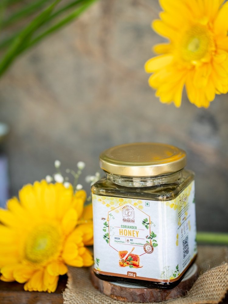 Sticky 250g Organic Coriander Honey, Packaging Type: Jar