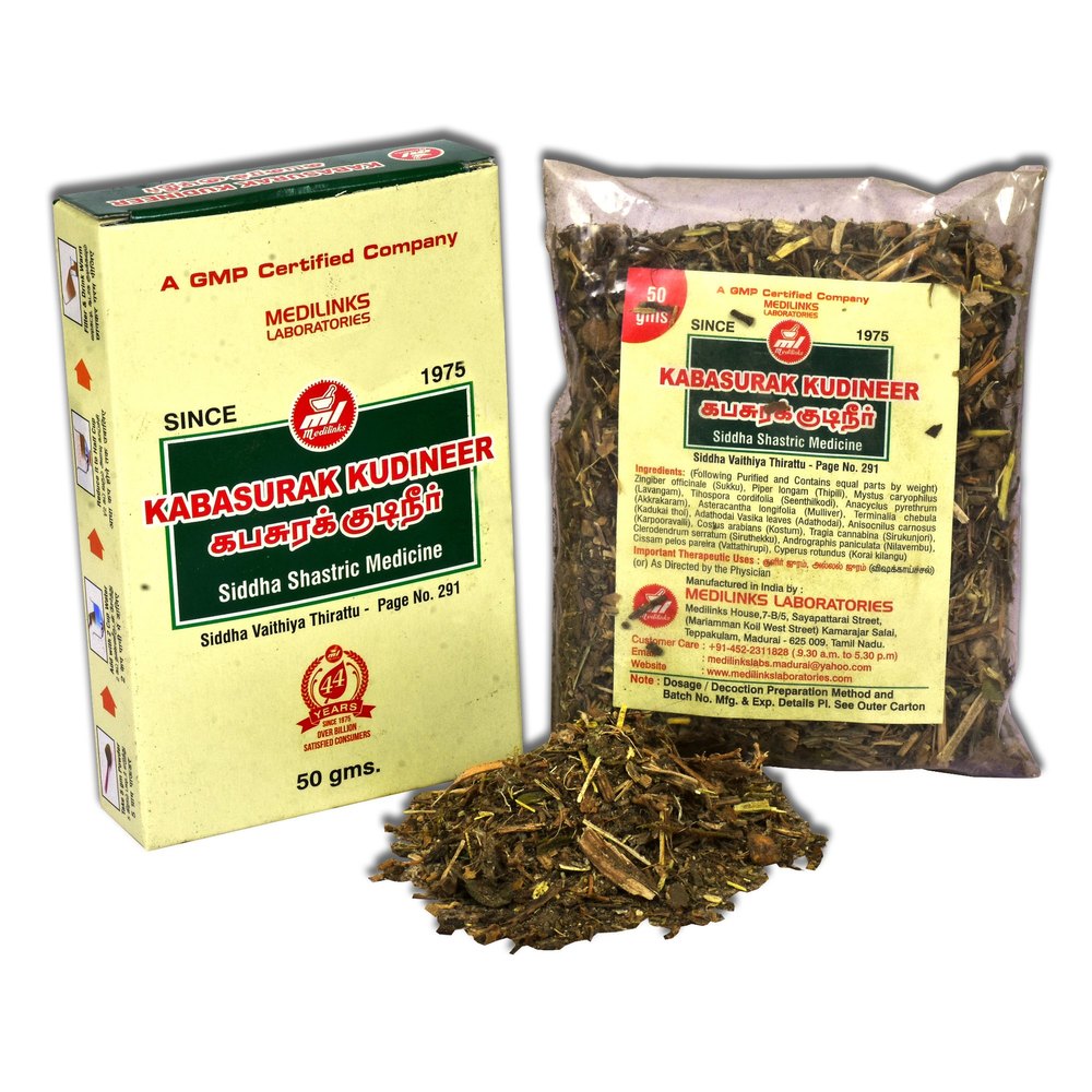 Kabasurak Kudineer, Medilinks Laboratories, 50 Gm & 100 Gm