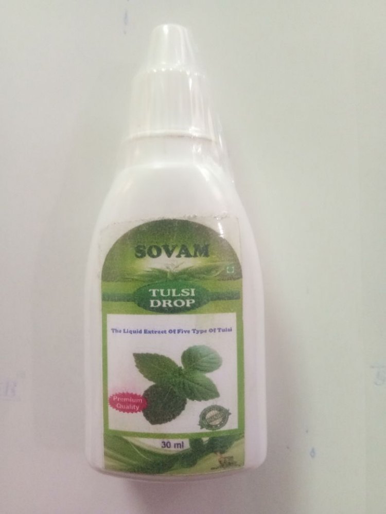 Sovam Tulsi Drop, Pack Size: 30 Ml, Packaging Type: Bottle