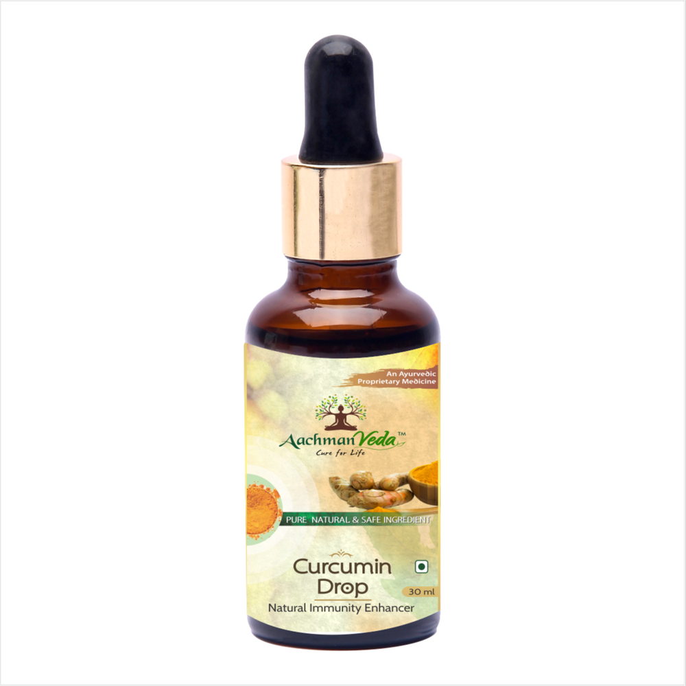 Aachman Veda Curcumin Drop, For Cough & Cold, 30ml