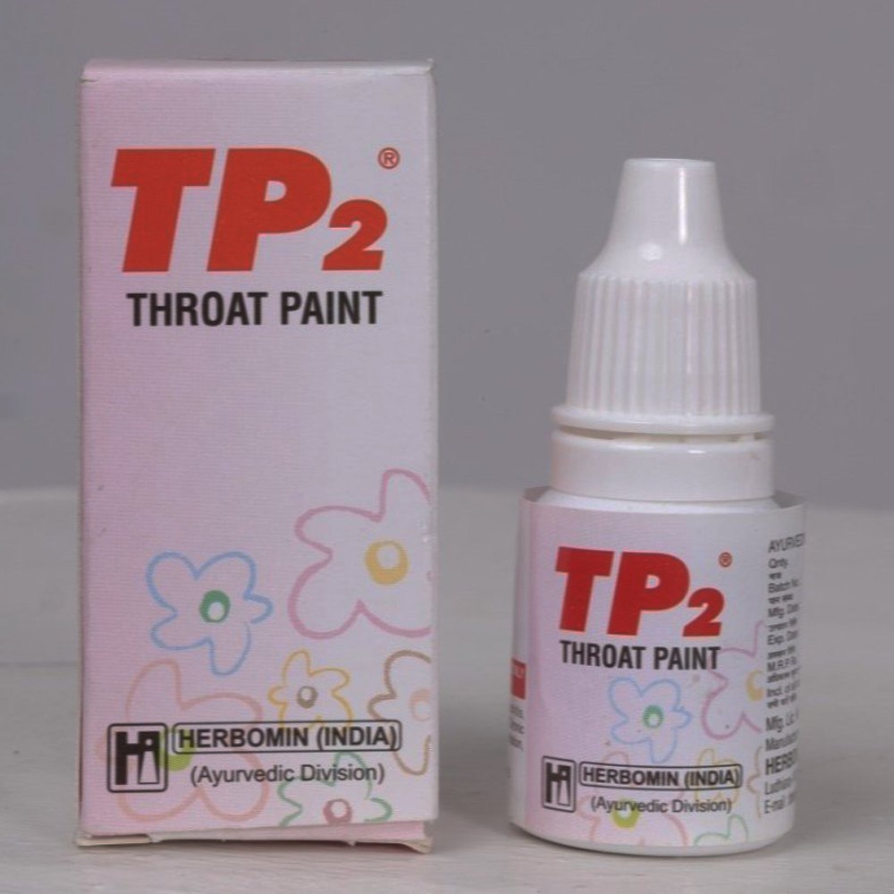 Herbomin TP2 Throat Paint Drop, Packaging Size: 10ml