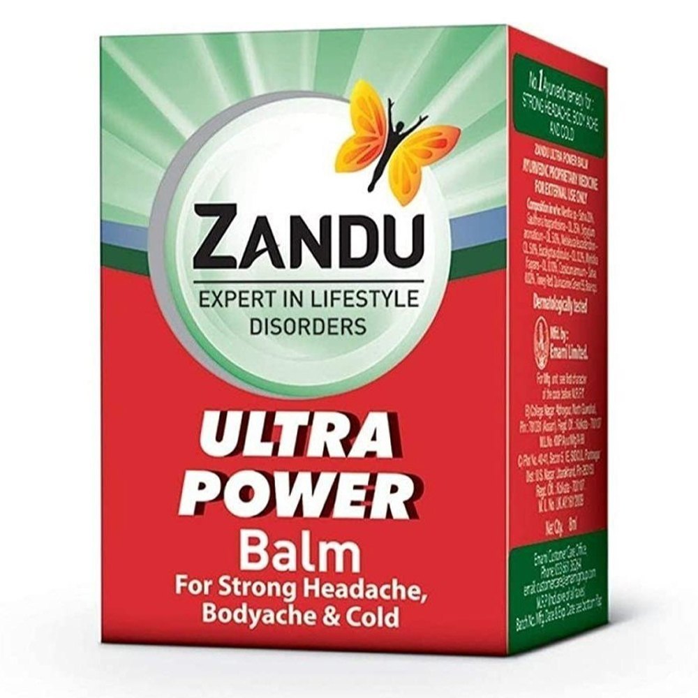 8ml Zandu Ultra Power Balm, Packaging Type: Box