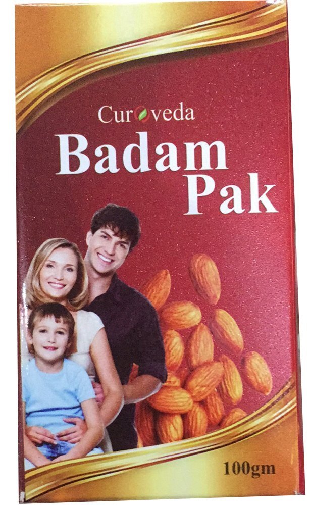 Powder Curoveda Badam Pak, Packaging Type: Box, Packaging Size: 100 Gram