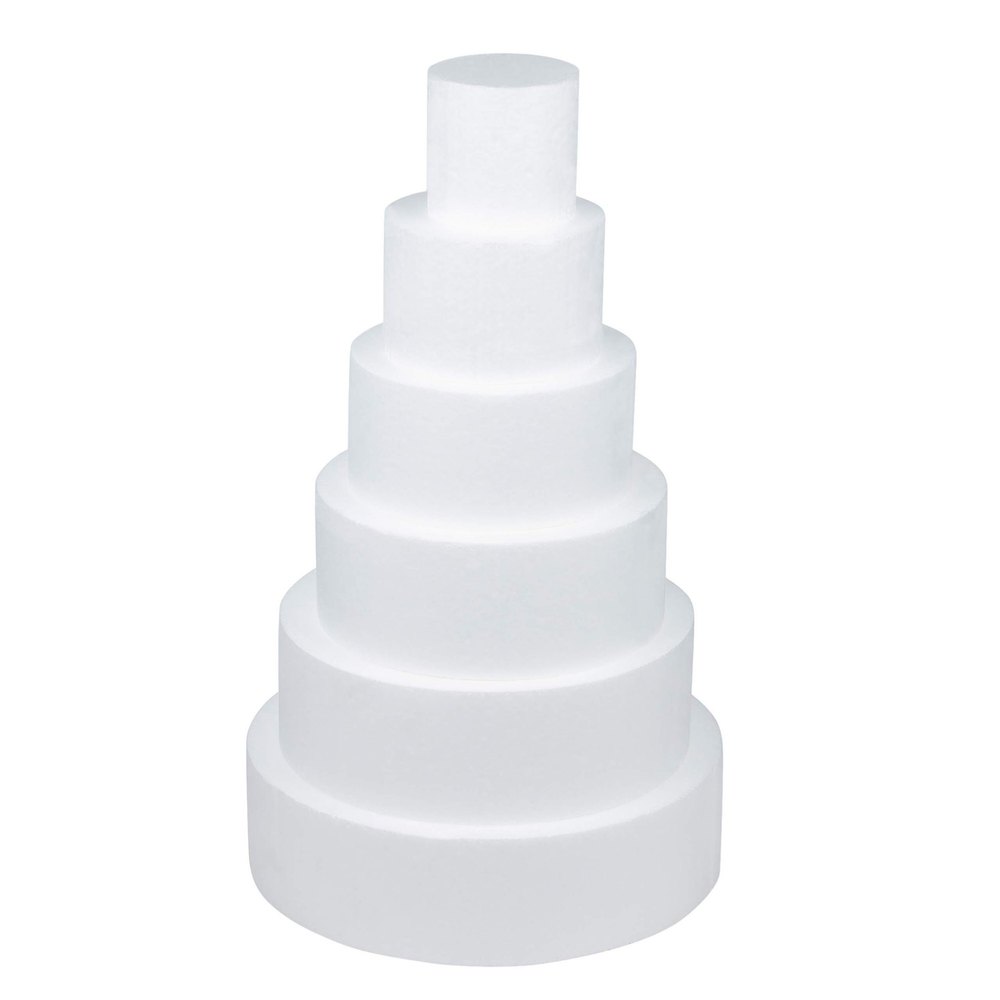 White thermocol cake dummy