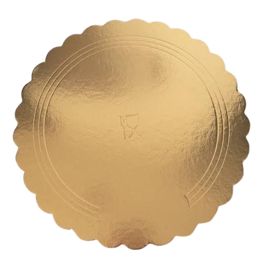 Cardboard Golden Cake Base Board