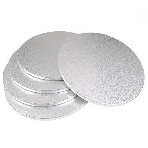 Foodpack Silver 6.75 Inch Cake Base Board, For Bakery