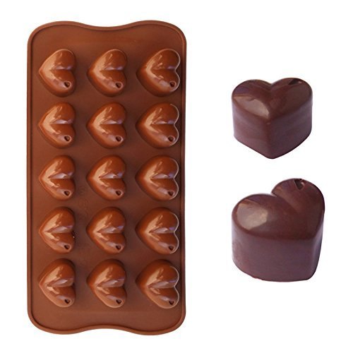 Assorted Silicone Heart Shape Chocolate Mold, For Bakery