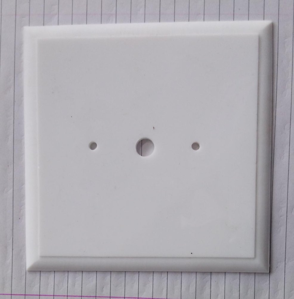 White ACRYLIC PLATE, For SWITC BOARD