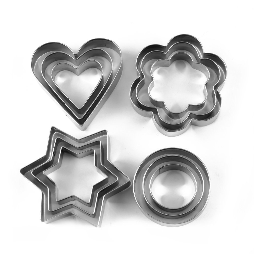 Silver Stainless Steel Cookie Cutter, For Bakery, Size: Standard