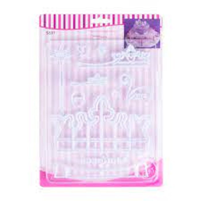 Cake Decorating Crown Cookie Cutters Set - Fondant Cutter (Set of 11 Crown Shape)