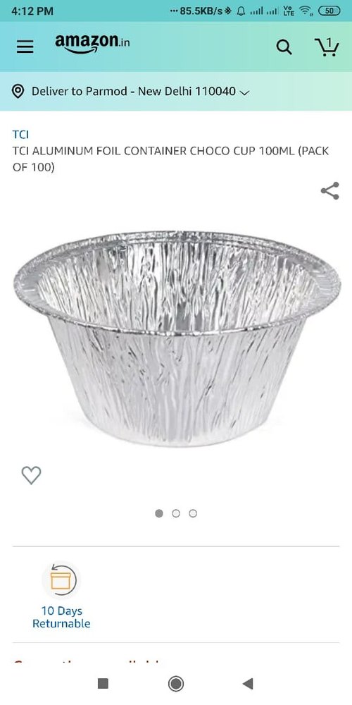 Foil Aluminium Muffin Cup