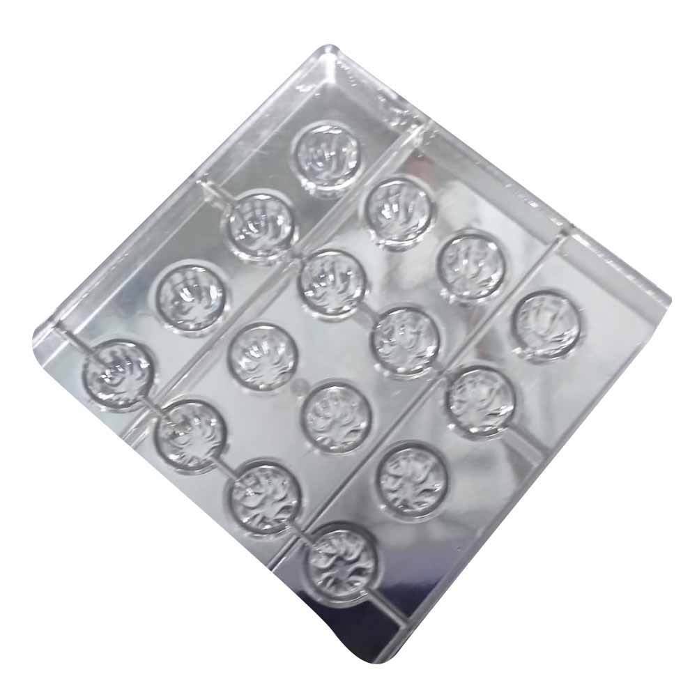 Silver Polycarbonate Chocolate Mold, Size: 12x15 cm, Rectangle