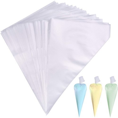 Trasparent Plastic Disposable Piping Bag Large, For Bakery