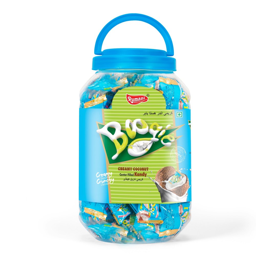 Rumani Ball Boogie Creamy Coconut Candy, Packaging Type: Plastic Jar, Packaging: Box img