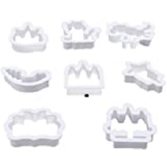 Plastic White Silicone Unicorn Multi Cutter, For Cake