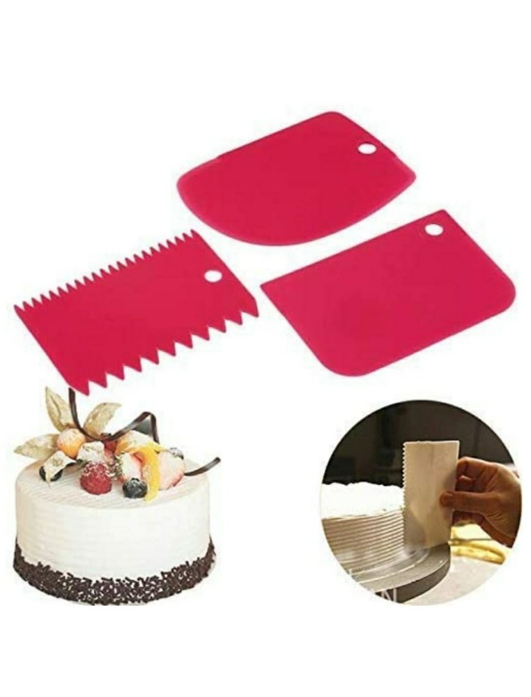 Plastic Cake Scraper