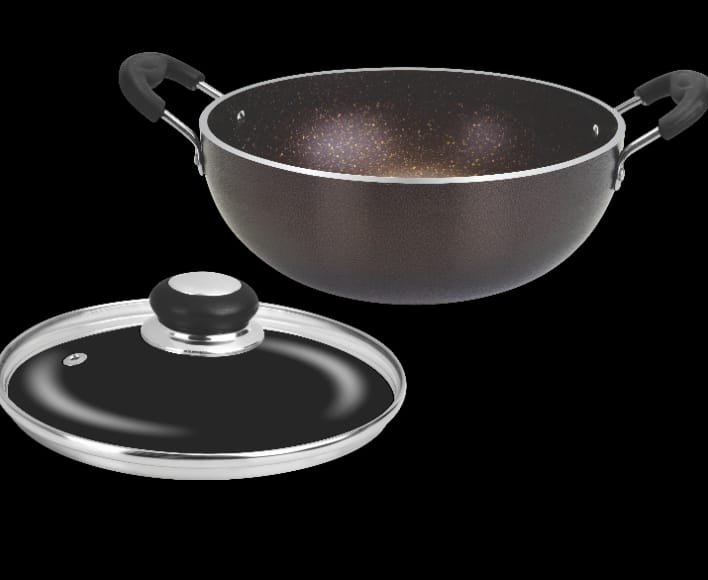 Granite Aluminium ROL-X Non Stick Kadhai, For Home, Capacity: 4 Ltr img