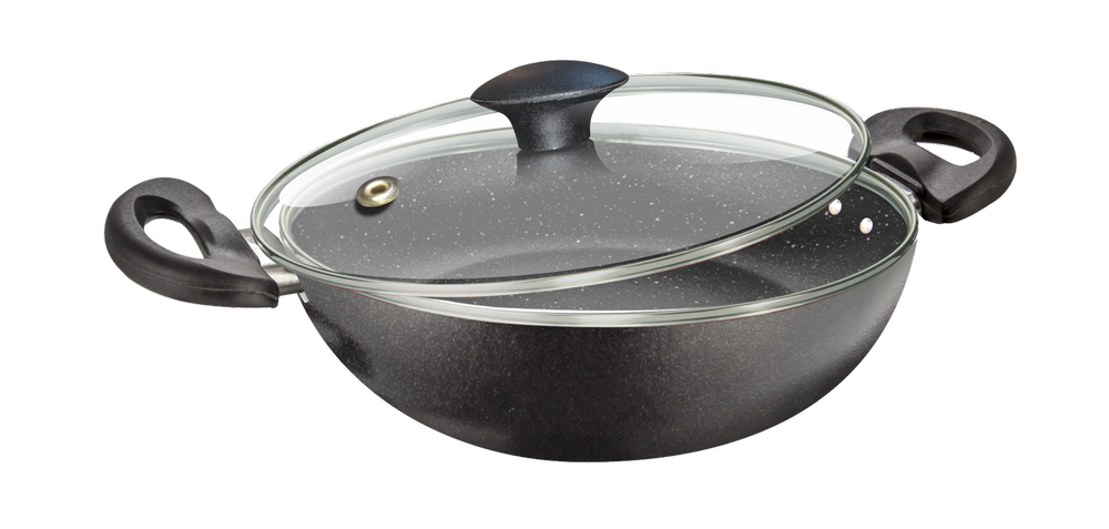 HOT & TUFF 2 Non Stick Kadhai, Model Name/Number: HT240NKG, Size: 240MM